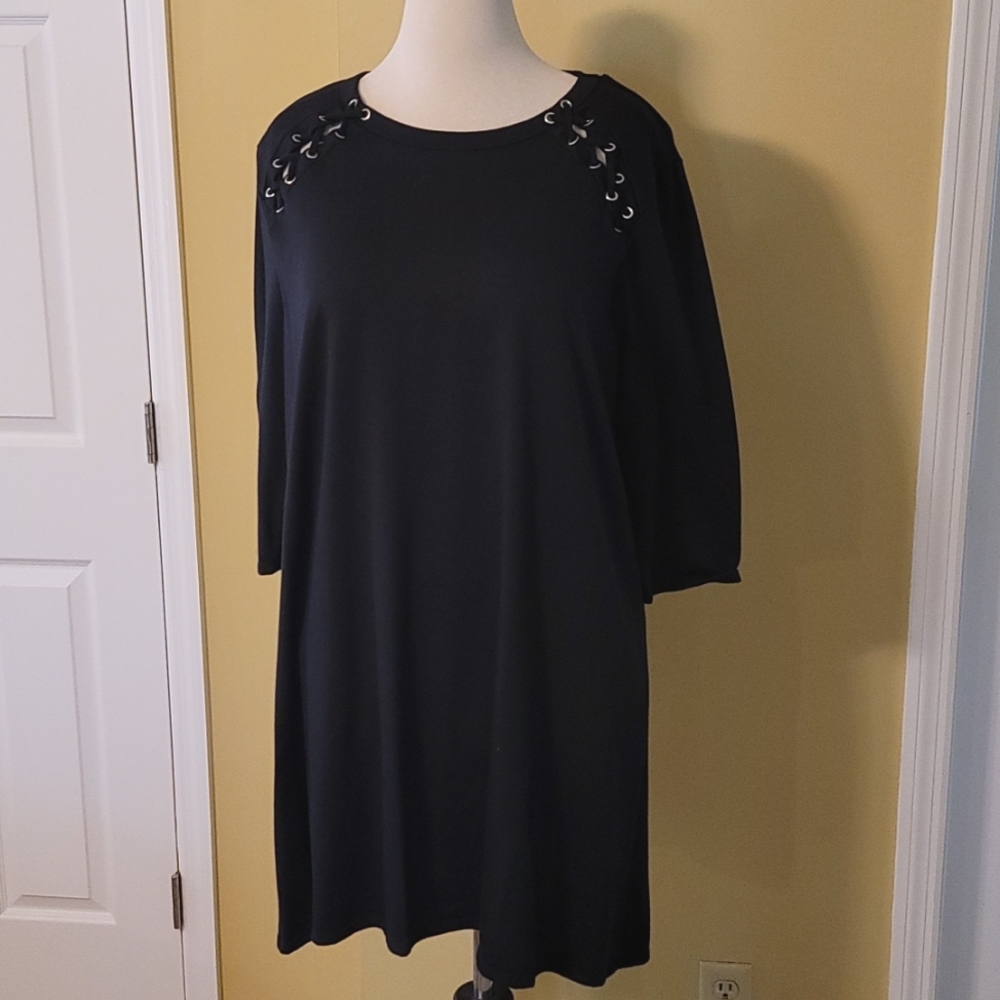 Shoulder Laced Dress